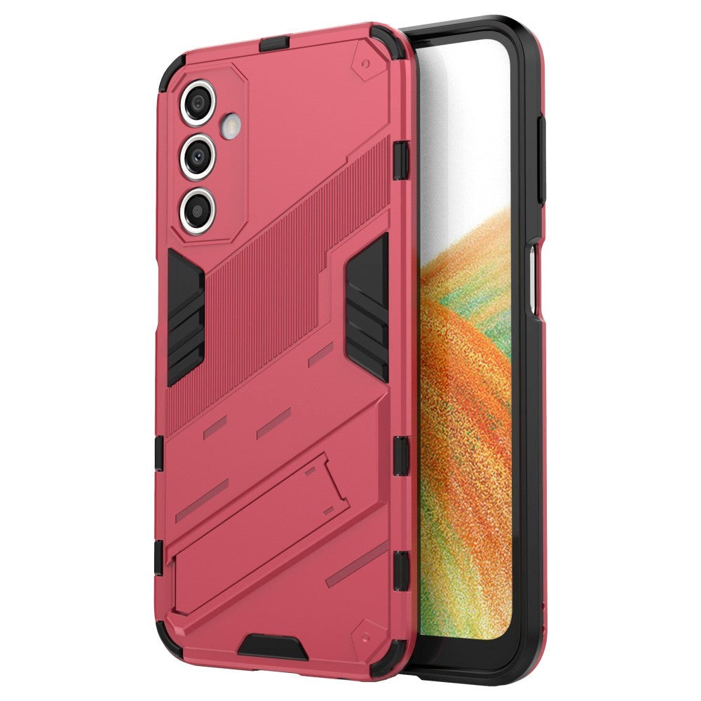Samsung Galaxy A24 Hybrid Craftsman Bakdeksel m. Stativ - Rosa