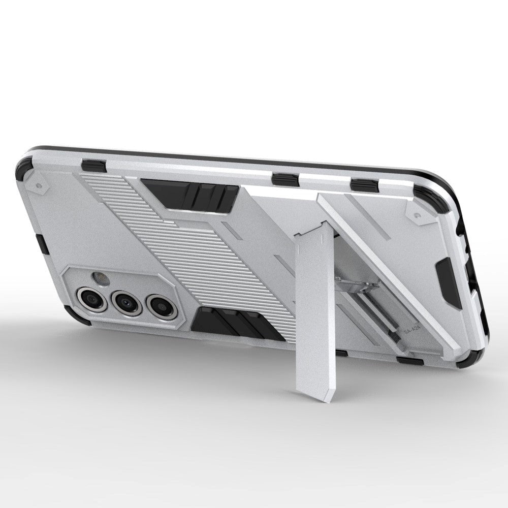 Samsung Galaxy A24 Hybrid Craftsman Bakdeksel m. Stativ - Hvit