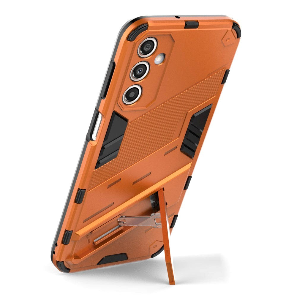 Samsung Galaxy A24 Hybrid Craftsman Bakdeksel m. Stativ - oransje