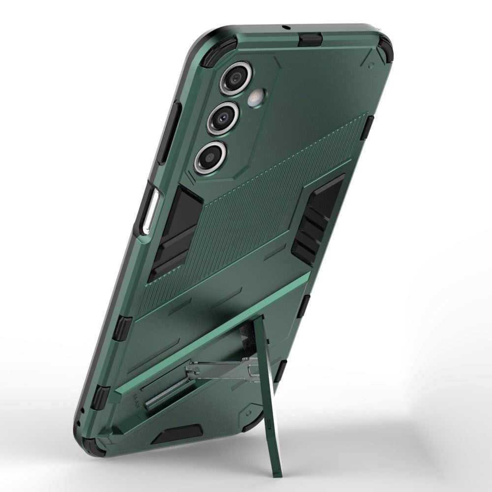 Samsung Galaxy A24 Hybrid Craftsman Bakdeksel m. Stativ - Grønn