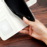 EIDERWOOD Motorola Moto G42 Leather Flip Cover m. Veske og stropp - Fargerike sommerfugler