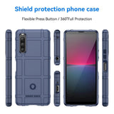 Sony Xperia 10 V Rugged Shield Series Craftsman Bakdeksel - Mørkeblå