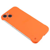 iPhone 14 Hardplast Bakdeksel Uten Sider - Oransje