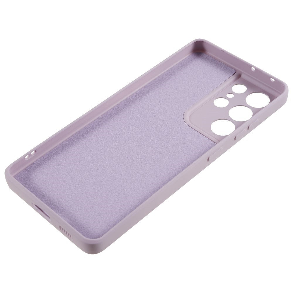 Samsung Galaxy S21 Ultra - EIDERWOOD Foret Fleksibelt Plast Cover - Lilla