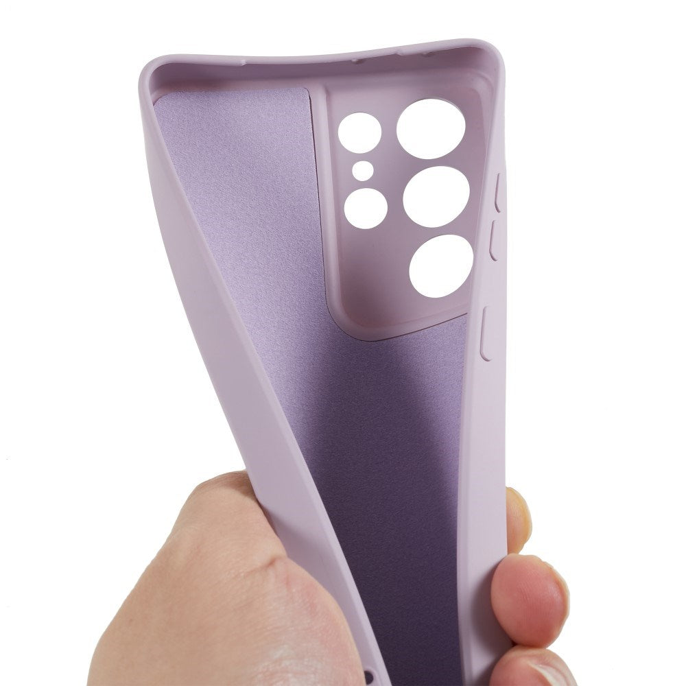 Samsung Galaxy S21 Ultra - EIDERWOOD Foret Fleksibelt Plast Cover - Lilla