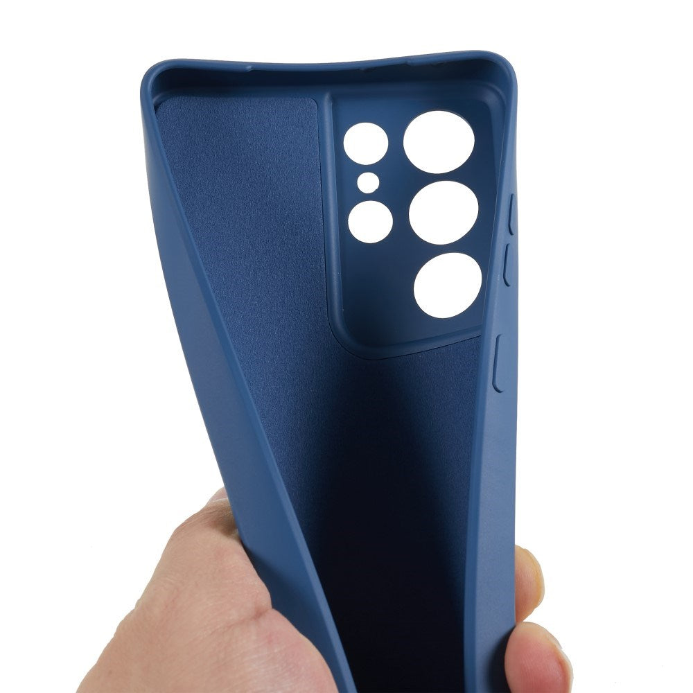 Samsung Galaxy S21 Ultra - EIDERWOOD Foret Fleksibelt Plast Cover - Blå