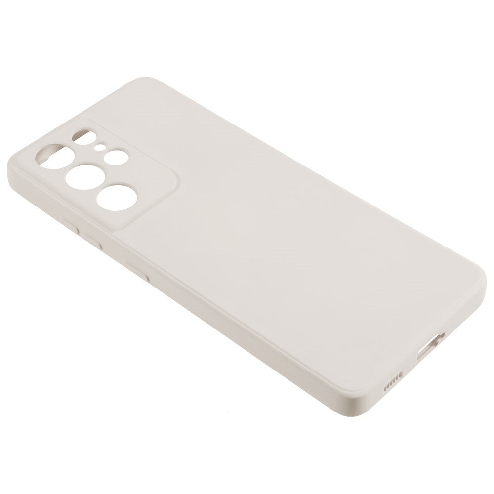Samsung Galaxy S21 Ultra - EIDERWOOD Fôret fleksibelt plastdeksel - Beige