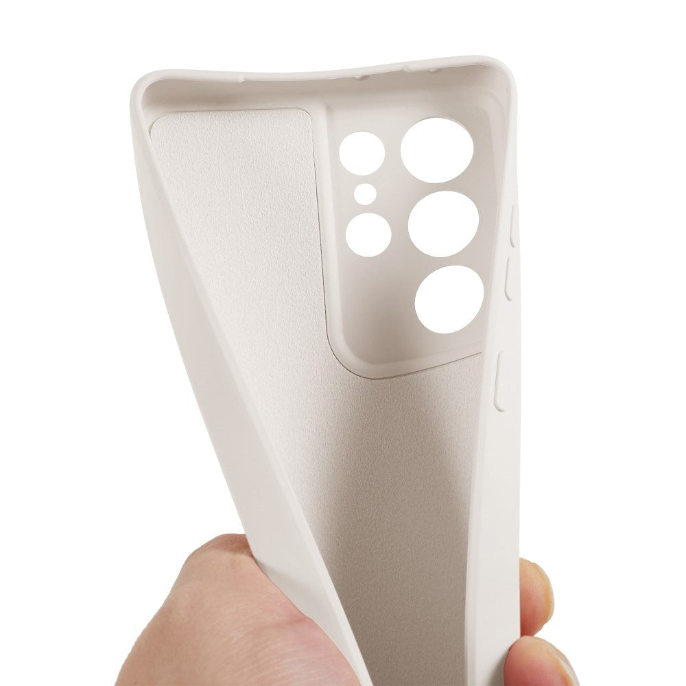 Samsung Galaxy S21 Ultra - EIDERWOOD Fôret fleksibelt plastdeksel - Beige