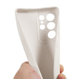 Samsung Galaxy S21 Ultra - EIDERWOOD Fôret fleksibelt plastdeksel - Beige
