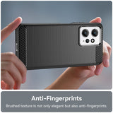 Xiaomi Redmi Note 12 (4G) Bakdeksel i børstet karbon - svart