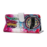 Google Pixel 7 Pro flip-deksel i kunstskinn m. Veske og stropp - Dreamcatcher