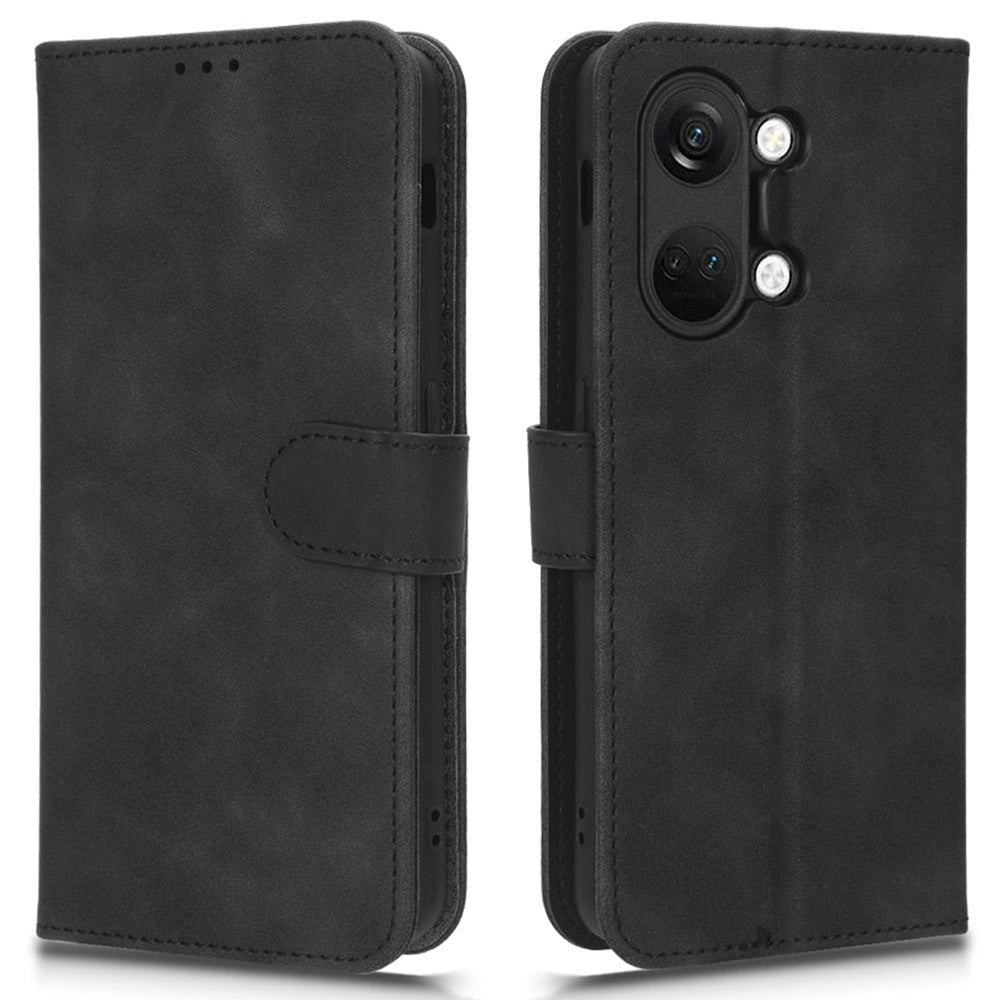 OnePlus Nord 3 (5G) Leather Flip Cover m. Lommebok og stativfunksjon - svart
