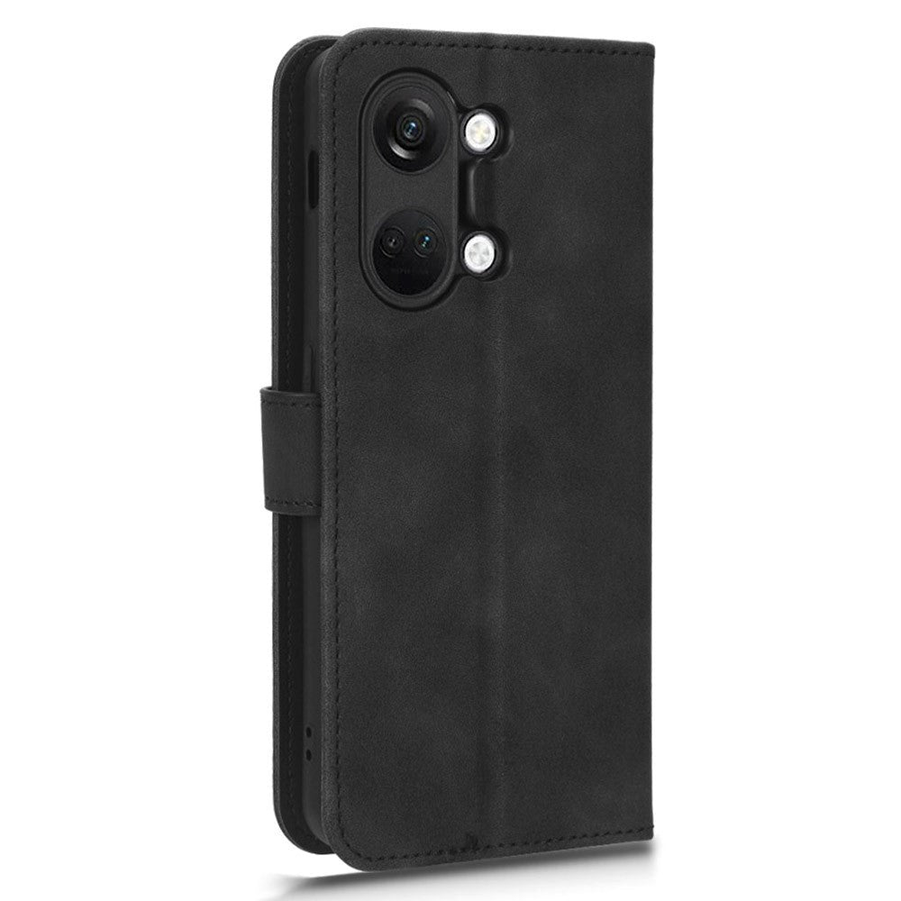 OnePlus Nord 3 (5G) Leather Flip Cover m. Lommebok og stativfunksjon - svart