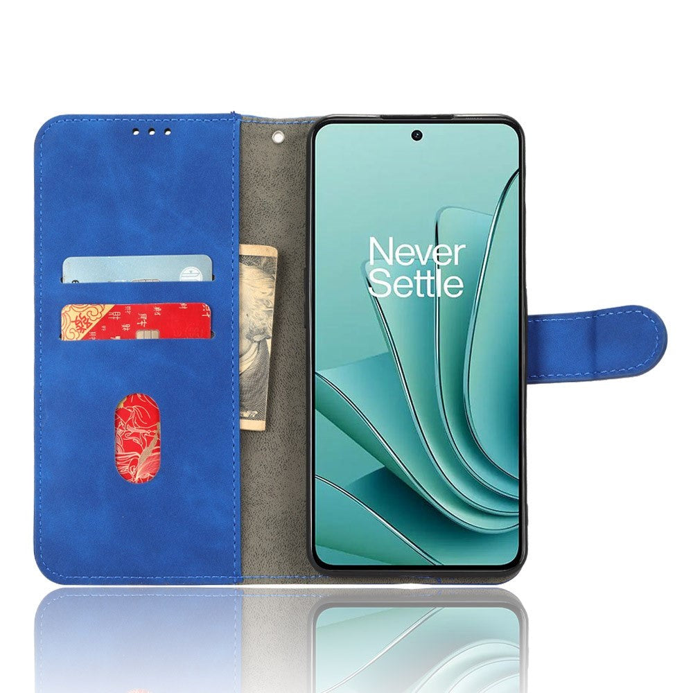 OnePlus Nord 3 (5G) Leather Flip Cover m. Lommebok og stativfunksjon - blå