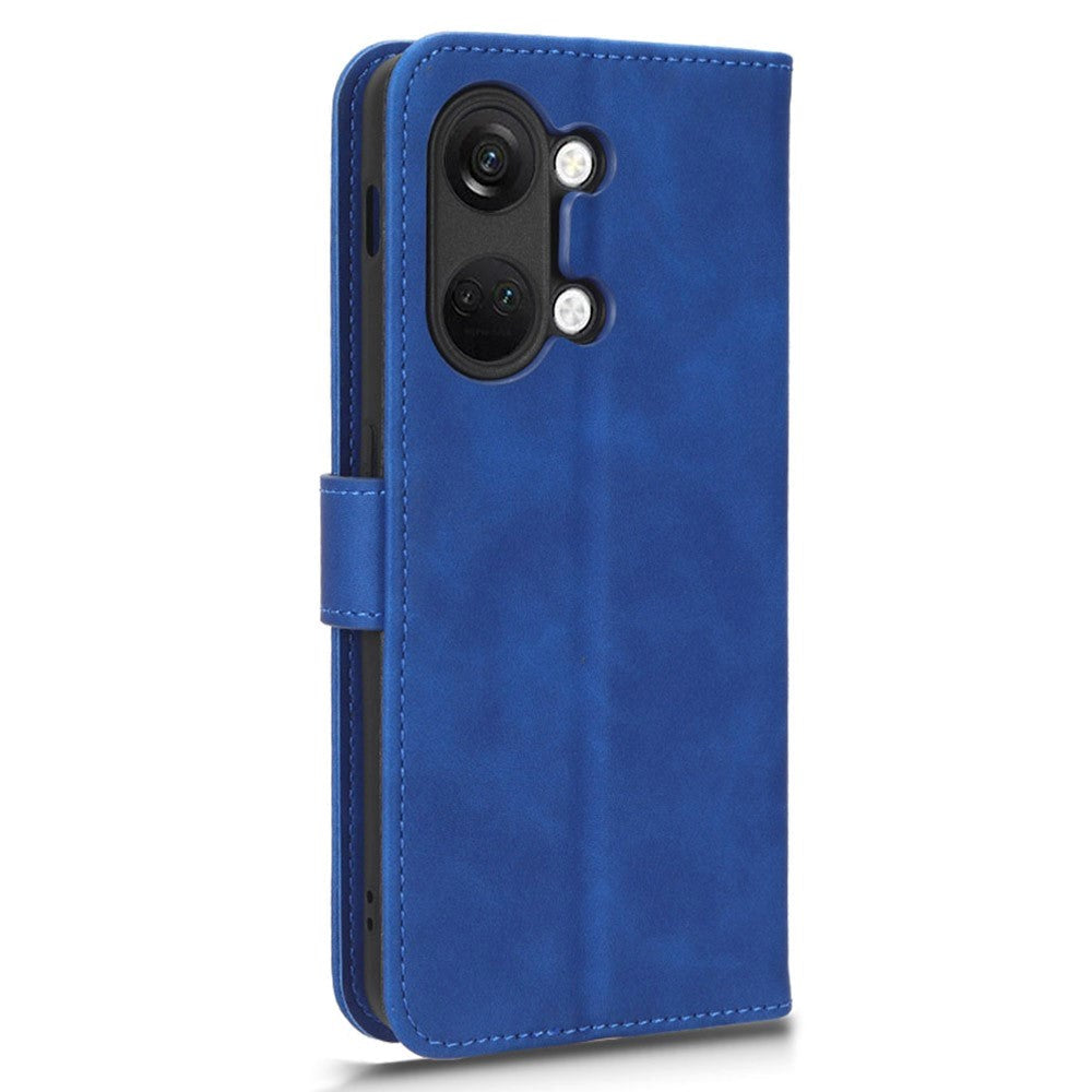 OnePlus Nord 3 (5G) Leather Flip Cover m. Lommebok og stativfunksjon - blå