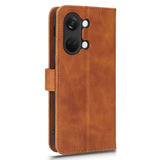 OnePlus Nord 3 (5G) Leather Flip Cover m. Lommebok og stativfunksjon - brun