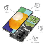 Samsung Galaxy S23 Ultra Plastik Transparent Bagside Cover m. Motiv - Landskab med Får