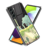 Samsung Galaxy S23, gjennomsiktig plastdeksel m. Motiv - To katter