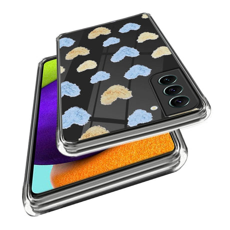 Samsung Galaxy S23, gjennomsiktig plastdeksel m. Motiv - Hjerter