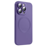 iPhone 14 Pro Silikone Bagside Cover m. Kamerabeskytter - MagSafe Kompatibel - Lilla