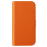 Samsung Galaxy A24 PU Litchi Leather Flip Cover m. Magnetisk lukking - oransje