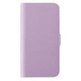 Samsung Galaxy A24 PU Litchi Leather Flip Cover m. Magnetisk lukking - Lilla