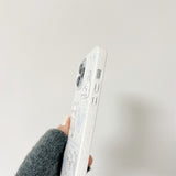 iPhone 13 Pro Fleksibel Plastik Bagside Cover m. Motiv - Sommerfugle og Katte