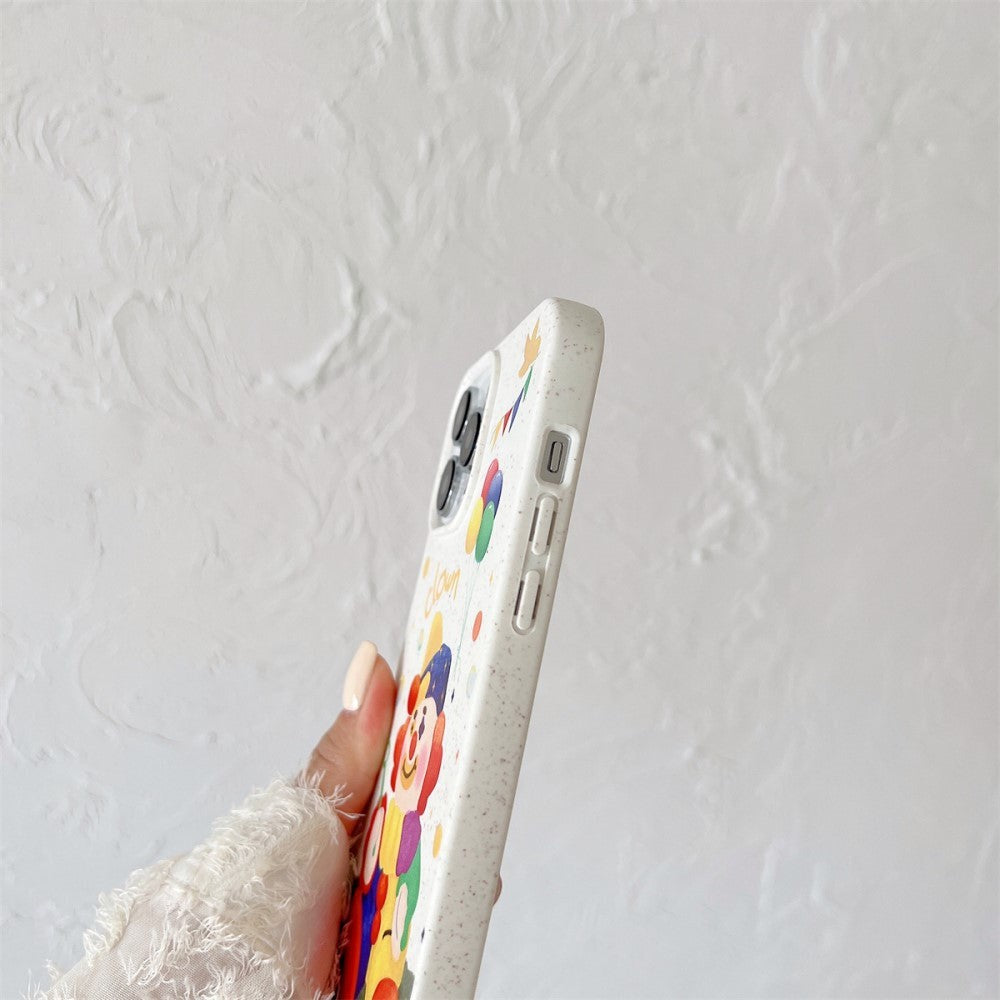 iPhone 13 Pro fleksibelt plastdeksel m. Motiv - Klovn