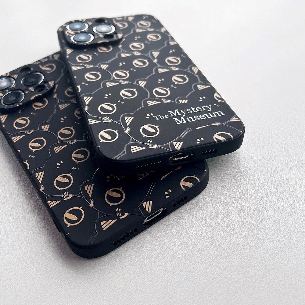 iPhone 14 Pro Fleksibelt TPU Plastik Bagside Cover med Print - Katte