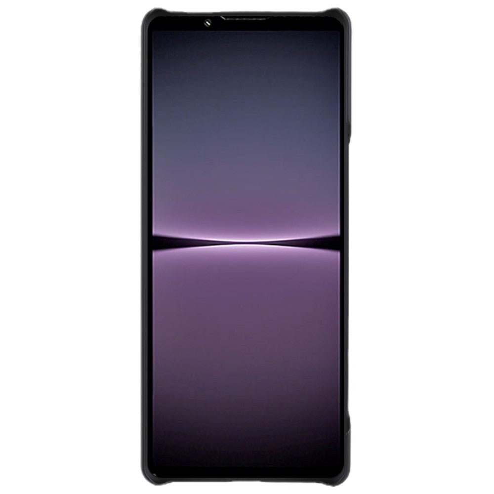Sony Xperia 1 V Hardplast Bakdeksel - Glanset - Svart