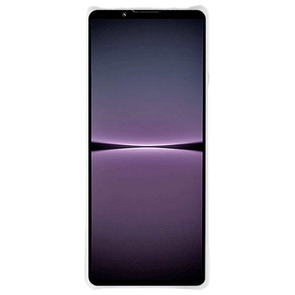 Sony Xperia 1 V Hard Plastic Bakdeksel - Glanset - Hvit
