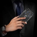 Xiaomi 13 Ultra Leatherette Plastic Bakdeksel - Blå