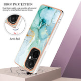 OnePlus Nord CE 3 Lite (5G) Hybrid plastbakdeksel - turkis marmor