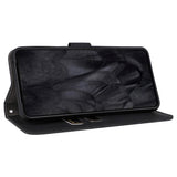 Google Pixel 8 Pro Leather Flip Cover m. Lommebok og stativfunksjon - svart