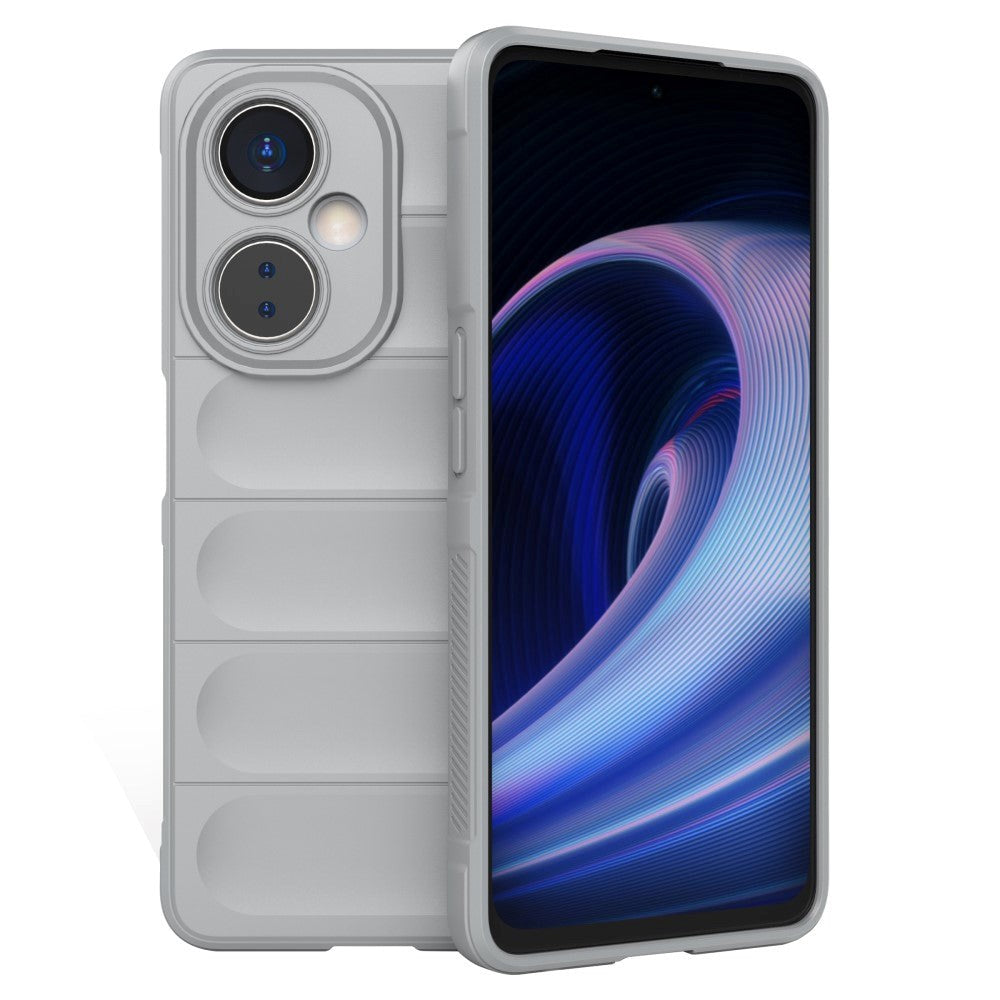 OnePlus Nord CE 3 Lite (5G) Fleksibelt Plastik Bagside Cover - Grå