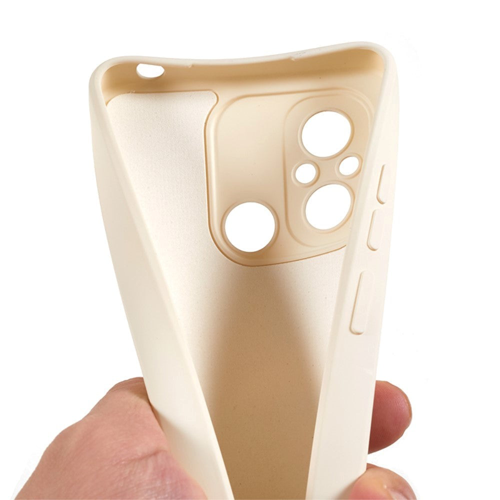 Xiaomi Redmi 12C fleksibelt plastbakdeksel - hvit