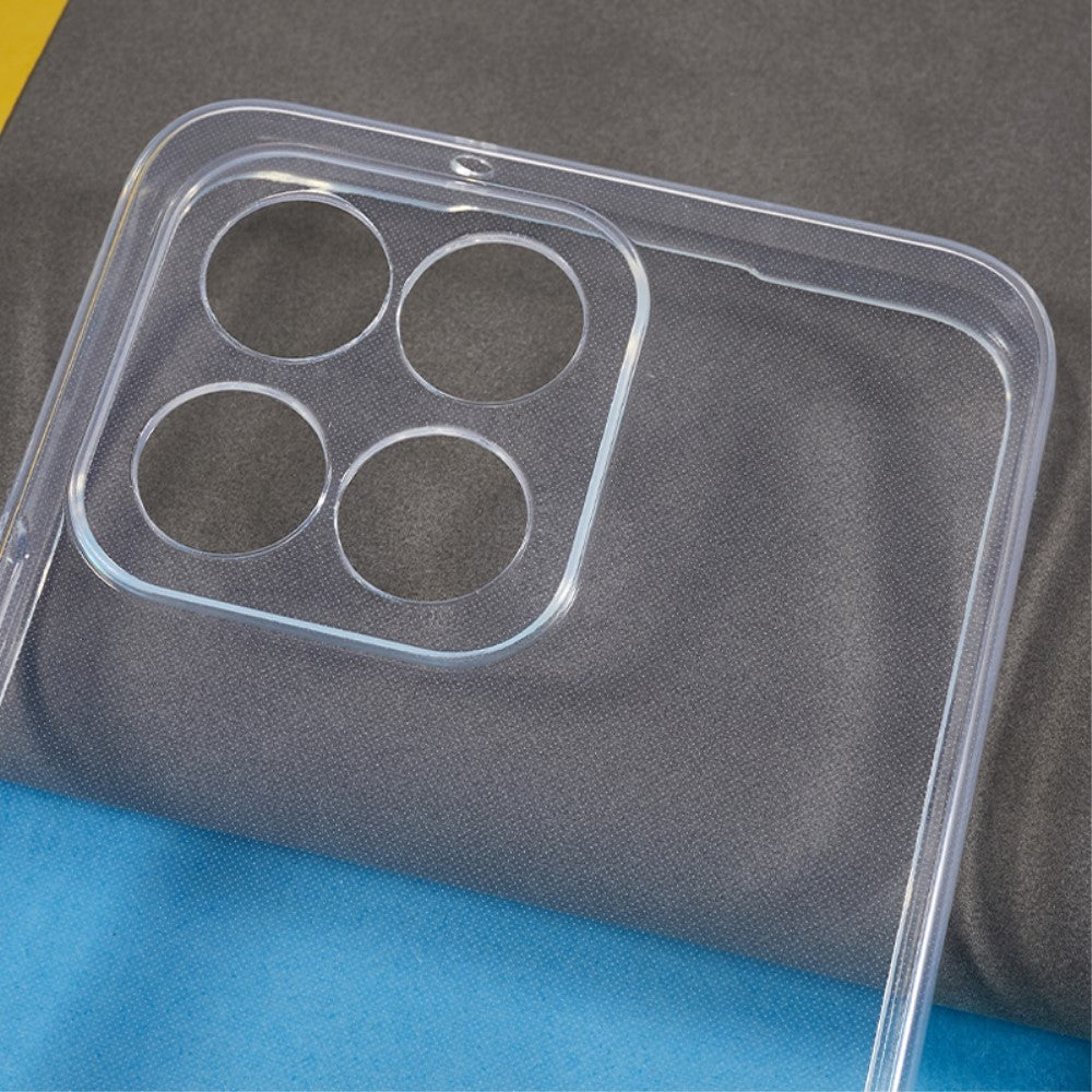 Honor 70 Lite Fleksibelt Plastik Bagside Cover - Gennemsigtig