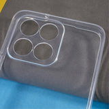 Honor 70 Lite Fleksibelt Plastik Bagside Cover - Gennemsigtig