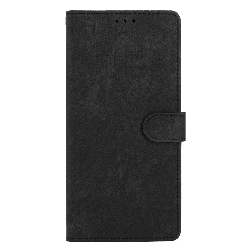 Xiaomi Redmi Note 11 Pro Leather Flip Cover m. Lommebok og stropp - Svart