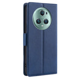 Honor Magic5 Pro Leather Flip Cover m. Kortholder og stativfunksjon - Mørkeblå