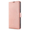 Honor Magic5 Pro Leather Flip Cover m. Kortholder og stativfunksjon - Rose Gold