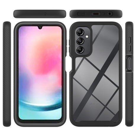 2-i-1 plastdeksel og skjermbeskytter - Samsung Galaxy A24 - Gjennomsiktig