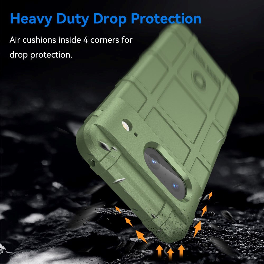 Google Pixel 8 Rugged Shield Series Craftsman Bakdeksel – Grønn