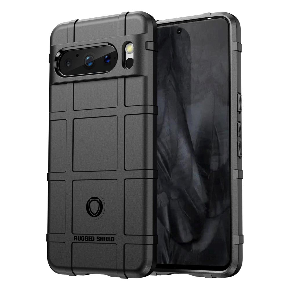 Google Pixel 8 Pro Rugged Shield Series Craftsman Bakdeksel - Svart