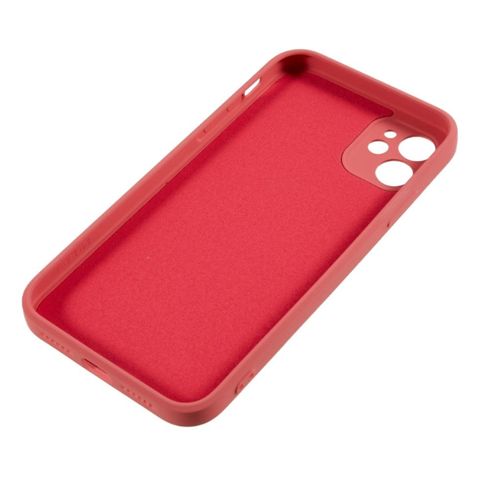 iPhone 11 - EIDERWOOD Foret Fleksibelt Plast Cover - Mørkerød