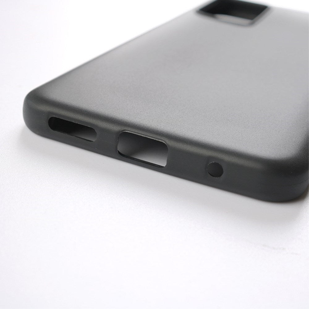 EIDERWOOD Motorola Moto G42 Matt fleksibel plastbakdeksel - svart