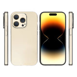 iPhone 15 Pro Fleksibel Plastik Bagside Cover - Gennemsigtig