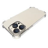 iPhone 15 Pro EIDERWOOD Fleksibel Plastik Airbag Bagside Cover - Gennemsigtig