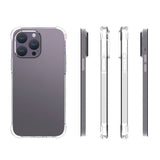 iPhone 15 Pro Max støtsikkert fleksibelt plastdeksel - gjennomsiktig