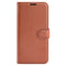 Huawei P60 Pro Litchi Leather Flip Cover m. Lommebok - Brun